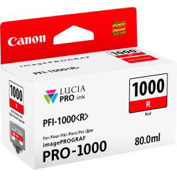 Cartridge Canon PFI-1000R, PFI-1000 R, 0554C001 - originálny (Červená)