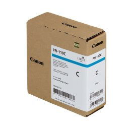 Cartridge Canon PFI-110C, 2365C001 - originálny (Azúrová)