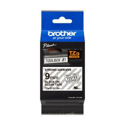 Páska Brother TZ-S121 - originálne (Čierny tlač / priesvitný podklad)