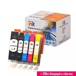 Starink kompatibilní cartridge Canon PGI-570 PGBK + CLI-571 C/M/Y/BK (2x Čierna + 3x Farby)