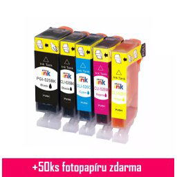 Starink kompatibilní cartridge Canon PGI-525PGBK + CLI-526 C/M/Y/BK (2x Čierna + 3x Farby)