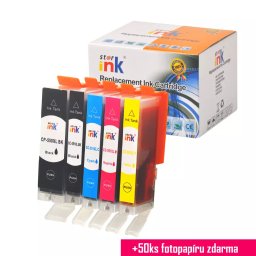 Starink kompatibilní cartridge Canon PGI-550XL + CLI-551XL Bk/C/M/Y, (2x Čierna + 3x Farby)
