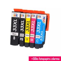 Starink kompatibilní cartridge Epson 33XL, T3357, C13T33574011 (2x Čierna + 3x Farby)