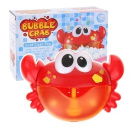 Hrajúci krab s bublifukom do vane