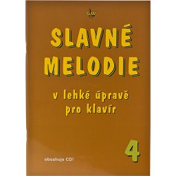 Slavné melodie v lahkej uprave pre klavír 4.diel+CD