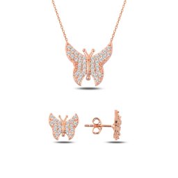 Olivie Sada strieborných šperkov ROSE MOTÝL 3513