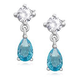 Olivie Strieborné náušnice AQUA 4225