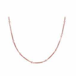 Olivie CHOKER ROSE guličková strieborná retiazka 4599