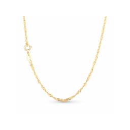 Olivie GOLD TWISTED 45+5cm strieborná retiazka 4634