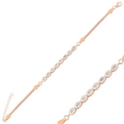 Olivie Strieborný náramok ROSE 4807