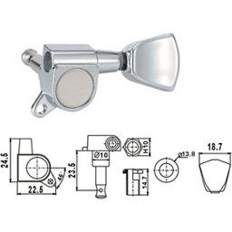Ladiaca mechanika EMH7004-CR-R6 na elektrickú gitaru Dr.Parts