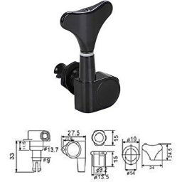 Ladiaca mechanika na basgitaru BMH7105-BK-R4 Dr.Parts
