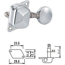 Ladiaca mechanika AMH3003-CR na akustickú gitaru Dr.Parts