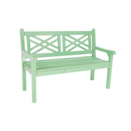 Kondela Záhradná lavička, 124cm, masív, neo mint, FABLA