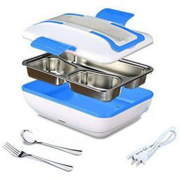 LUNCH BOX INOX s ohrevom 220V modrý