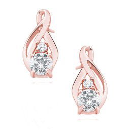 Olivie Strieborné náušnice ROSE 5057