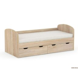 Drevona, Posteľ, 90x200, s roštom, viac farieb, REA GOLEM