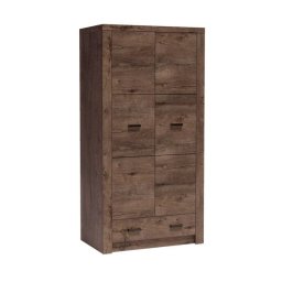 Kondela Skriňa, 96cm, vešiaková, jaseň tmavý, INFINITY 01