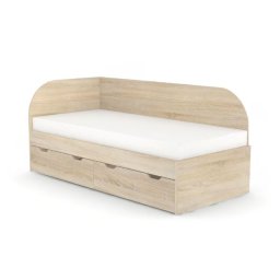 Drevona, Posteľ, 90x200, Ľavá, viac farieb, REA GARY 90