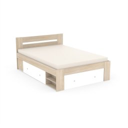 Drevona, Posteľ, 140x200, viac farieb, REA LARISA-BIE 140