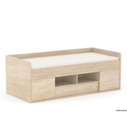 Drevona, Posteľ, 90x200, viac farieb, REA POPPO 90