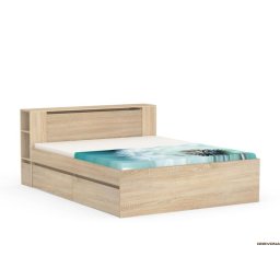 Drevona, Manželská posteľ, 160x200, viac farieb, REA AMY 160