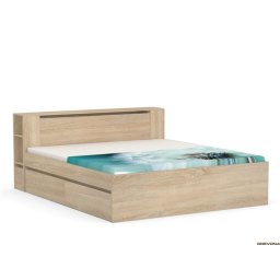 Drevona, Manželská posteľ, 180x200, viac farieb, REA AMY 180