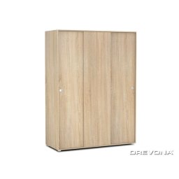 Drevona, Skriňa, 149cm, kombinovaná, viac farieb, REA LARY S5-200