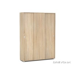 Drevona, Skriňa, 149cm, policová, viac farieb, REA LARY S6-200