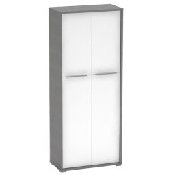 Kondela Skriňa, 75cm, policová, grafit, biela, RIOMA NEW TYP 07