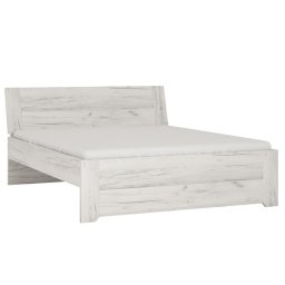 Kondela Manželská posteľ, 160x200, biela craft, ANGEL Typ 92