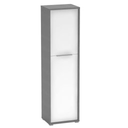 Kondela Skriňa, 50cm, policová, grafit, biela, RIOMA NEW TYP 08