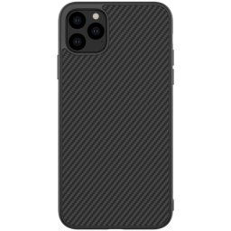 Nillkin Synthetic Fiber Ochranný Zadný Kryt pre iPhone 11 Pro Max Carbon Black