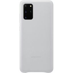 Samsung Kožený Kryt pre Galaxy S20+ Silver EF-VG985LSEGEU