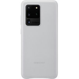 Samsung Kožený Kryt pre Galaxy S20 Ultra 5G Silver EF-VG988LSEGEU