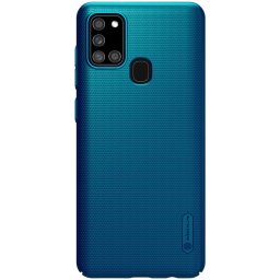 Nillkin Super Frosted Zadný Kryt pre Samsung Galaxy A21s Peacock Blue
