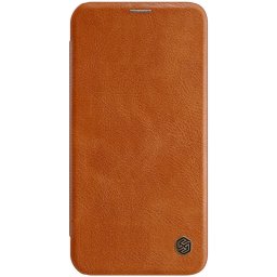 Nillkin Qin Book Puzdro pre iPhone 12 / iPhone 12 Pro Brown