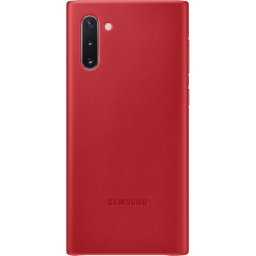 Samsung Kožený Kryt pre Galaxy Note10 Red EF-VN970LREGWW