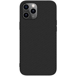 Nillkin Synthetic Fiber Ochranný Zadný Kryt pre iPhone 12 Pro/12 Max Black