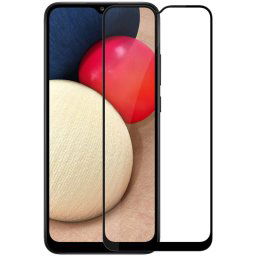 Nillkin Tvrdené Sklo 2.5D CP+ PRO čierne pre Samsung Galaxy A02s 6902048212121
