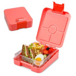 Klarstein Schmatzfatz easy, desiatový box, 4 priehradky, 18 × 15 × 5 cm