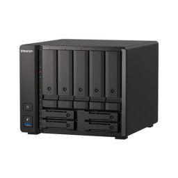 QNAP TS-h973AX-32G (Ryzen 2,2GHz, ZFS, 32GB RAM, 5x 3,5'' + 4x 2,5'' SATA/2x U.2, 2x 2,5GbE, 1x 10GbE)