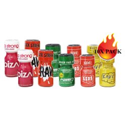 Poppers Pack - 10x Mixed