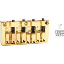Kobylka na basgitaru BBR4-GD 4-strunová Dr.Parts