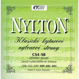 Struny na klasickú gitaru CS4-SB black nylon Gorstings
