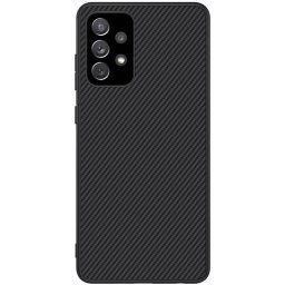 Nillkin Synthetic Fiber Ochranný Zadný Kryt pre Samsung Galaxy A72 Black
