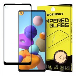 Wozinsky 5D Tvrdené sklo pre SAMSUNG GALAXY A21S, čierne