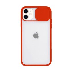 OEM Obal s ochrannou šošovky, Xiaomi Redmi 9, červený