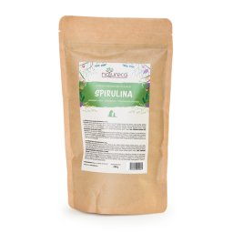 Spirulina 250g (sladkovodné sinice s veľmi vysokým obsahom bielkovín, vitamínov, minerálov a chlorofylu. Výrazne podporuje prirodzenú imunitu a znižuje prejavy artritídy.)