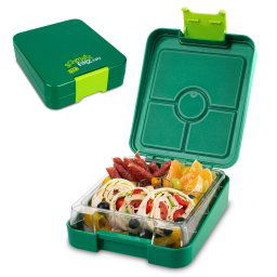 Klarstein Schmatzfatz easy, desiatový box, 4 priehradky, 18 × 15 × 5 cm